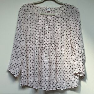 Old Navy Chiffon Long Sleeve Blouse Size Medium